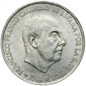 Španielsko, Francisco Franco, 100 pesiet Madrid 1966