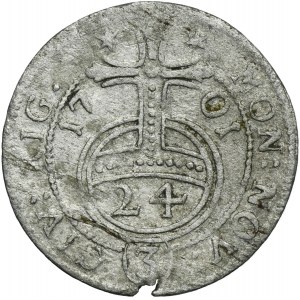 Ryga pod panowaniem szwedzkim, Karol XII, Półtorak Ryga 1701