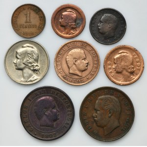 Satz, Portugal, Gemischte Münzen (8 Stück)