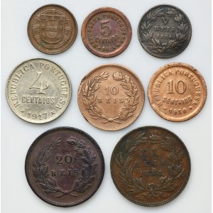Sada, Portugalsko, Smíšené mince (8 kusů)