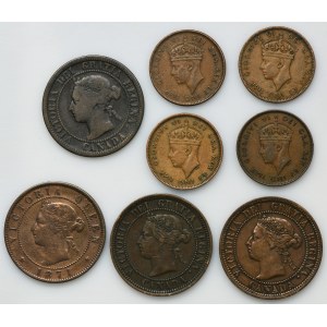 Sada, Kanada, Newfoundland a Ostrov prince Edwarda, 1 cent (8 ks)