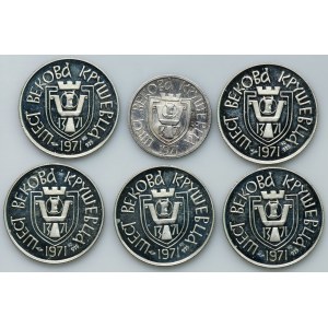 Set, Serbia, Commemorative coins 1971 (6 pcs.)
