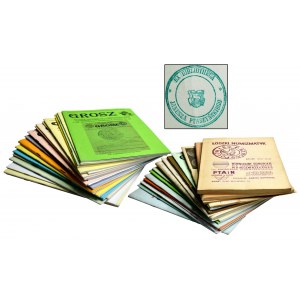 Reihe numismatischer Bulletins (34 Stück)