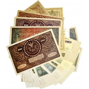 Zestaw, mix banknotów polskich (ok.50 szt.)