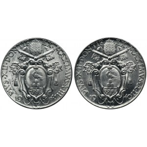 Papal States, Vatican, Pius XII, 2 Lire (2 pcs.)