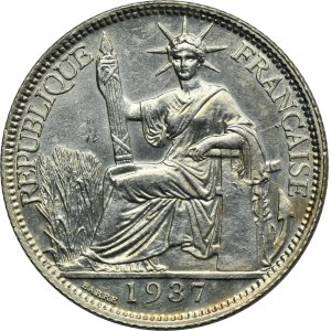 Indochiny Francuskie, 20 Centimes Paryż 1937