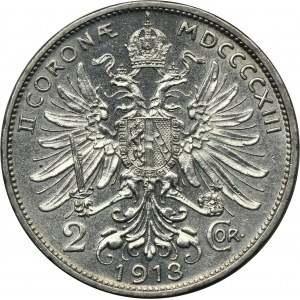 Österreich, Franz Joseph I., 2 Kronen Wien 1912