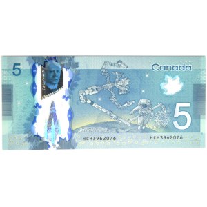 Kanada, 5 dolarů 2013 - polymer
