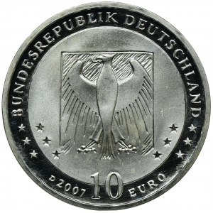 Germany, 10 Euro Munich 2007 D - 175th anniversary of the birth of Wilhelm Busch