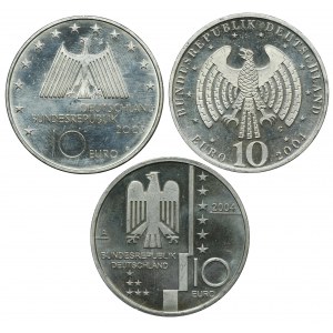 Zestaw, Niemcy, 10 Euro (3 szt.)