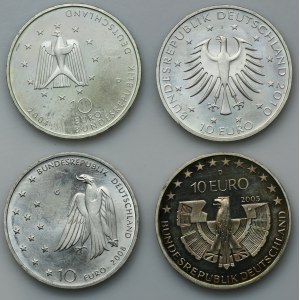 Set, Germany, 10 Euro (4 pcs.)