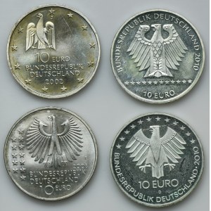 Set, Germany, 10 Euro (4 pcs.)