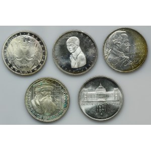 Set, Germany, FRG, 5 Mark (5 pcs.)