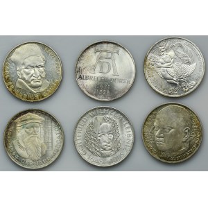 Set, Germany, FRG, 5 Mark (6 pcs.)