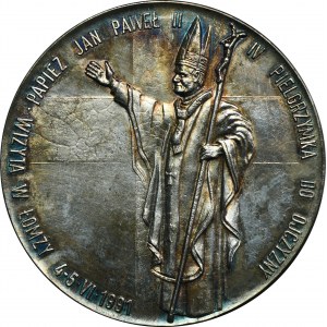 Pamätná medaila, Ján Pavol II., 4. púť do vlasti - návšteva Lomzy 1991