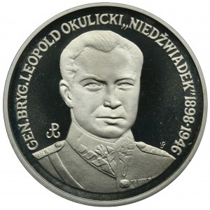 200,000 zloty 1991 Gen. Leopold Okulicki Niedźwiadek