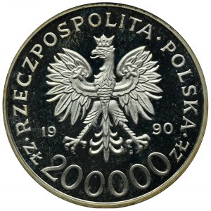 200,000 zloty 1990 Gen. Tadeusz Komorowski Bor