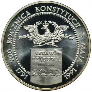 200.000 złotych 1991 200. rocznica Konstytucji 3 Maja