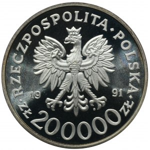 200.000 złotych 1991 200. rocznica Konstytucji 3 Maja