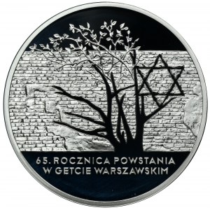 20 złotych 2008 65. Rocznica Powstania w Getcie Warszawskim