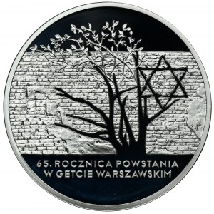 20 PLN 2008 65. výročí povstání ve varšavském ghettu