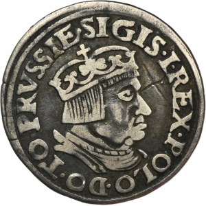 Sigismund I. der Alte, Trojak Danzig 1536