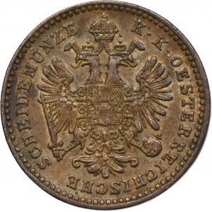Rakúsko, František Jozef I., 1 Krajcar Viedeň 1881