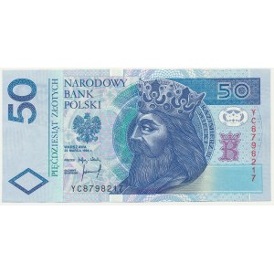 50 złotych 1994 - YC - seria zastępcza