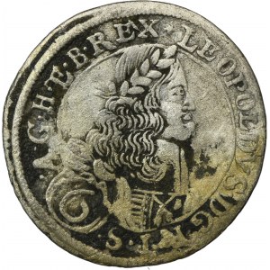 Rakousko, Leopold I, 6 Krajcars Sankt Veit 1673