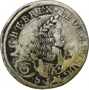Austria, Leopold I, 6 Kreuzer Sankt Veit 1673