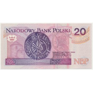 20 zlotých 1994 - YE - náhradní série