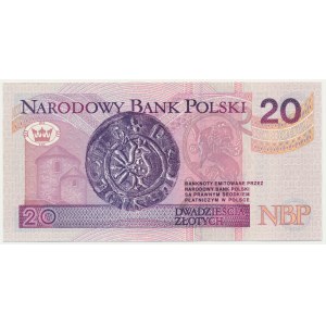 20 złotych 1994 - YE - seria zastępcza