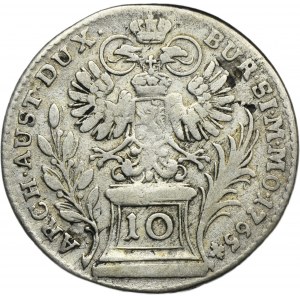 Austria, Maria Teresa, 10 Krajcarów Praga 1765