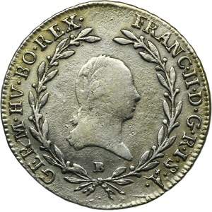 Rakúsko, Francis II, 20 Krajcars Kremnica 1797 B
