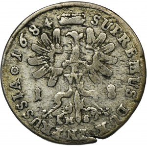Germany, Brandenburg-Prussia, Friedrich Wilhelm, 18 Groschen Königsberg 1684 HS