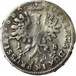 Germany, Brandenburg-Prussia, Friedrich Wilhelm, 18 Groschen Konigsberg 1685 BA