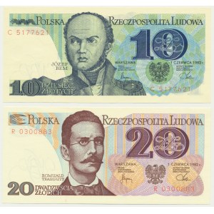 Sada, £10-20 1982 (2 položky)