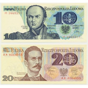 Súprava, £10-20 1982 (2 položky)