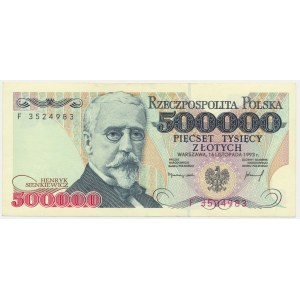 500,000 PLN 1993 - F -.