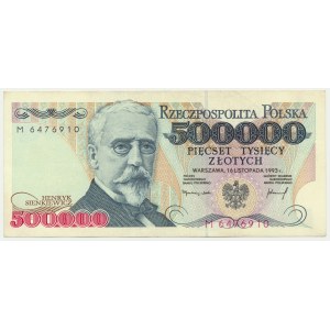 500,000 PLN 1993 - M -.