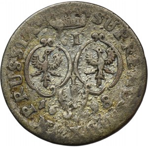 Niemcy, Brandenburgia-Prusy, Fryderyk III, Szóstak Królewiec 1698 SD