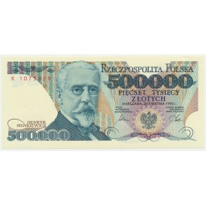 500 000 PLN 1990 - K -