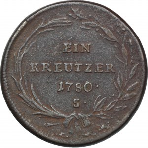 Austria, Maria Theresa, 1 Kreuzer Schmöllnitz 1780 S