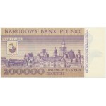 200.000 złotych 1989 - R 0000860 - niski numer seryjny -