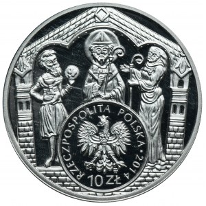 10 złotych 2014 Brakteat Mieszka III Starego