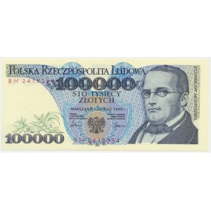 100.000 złotych 1990 - BH - bardzo rzadkie