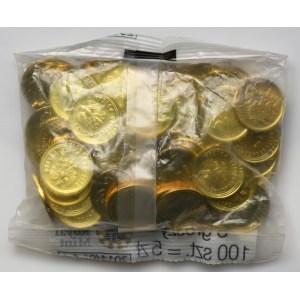 5 groszy 2013 Royal Mint - Worek menniczy (100 szt.)