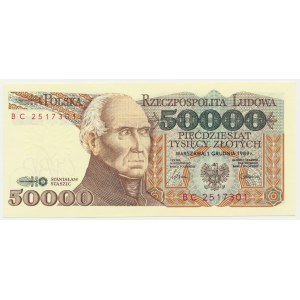 50.000 złotych 1989 - BC -