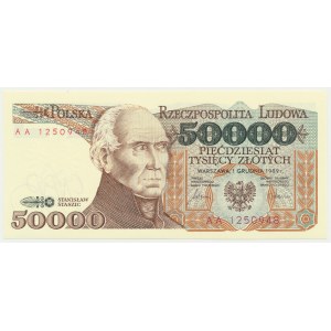 50.000 złotych 1989 - AA -