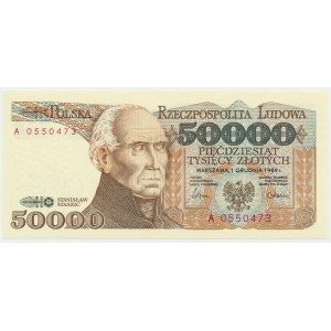 50.000 złotych 1989 - A - POSZUKIWANA